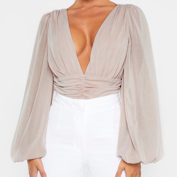 NWT PLT Nude Bodysuit - Picture 1 of 7